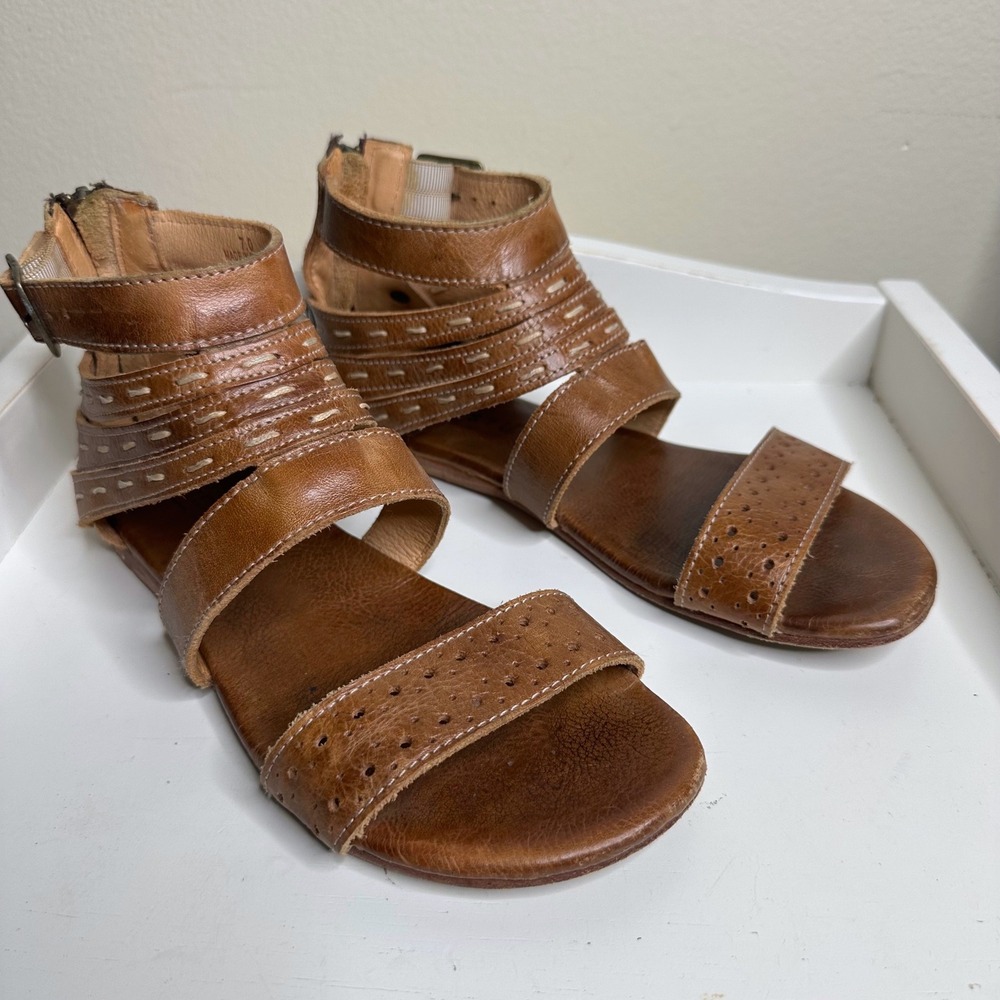 Bed Stu Artemis Sandals Brown Leather size 7